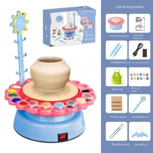 SG EmmAmy® DIY Ceramic Pottery Machine Ceramic Handmade Craft Child Toys Educational Toys