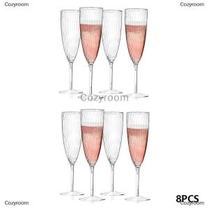 [COD] Cozyroom แก้วแชมเปญพลาสติกแบบใช้แล้วทิ้ง1 2ชิ้นเหมาะสำหรับงานแต่งงานงานปาร์ตี้และงานปาร์ตี้ชาวเวอร์ถ้วยใสของขวัญ