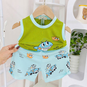 [9-25kg] Bộ thun lạnh ba lỗ Minky Mom cho bé trai bé gái