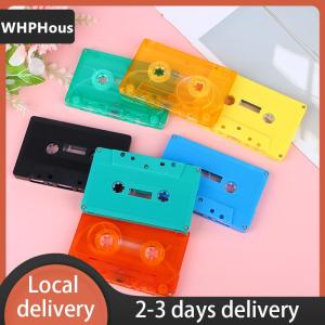 [COD] WHPHous Ship within 24 hours 1Pc Color Blank Tape Case Audio Magnetic Audio Recording Cassette Tape Empty Reel To Reel Cassette(no Tape Core)