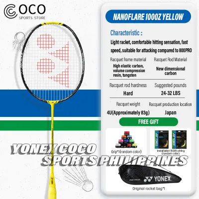 YONEX ASTROX 88 3RD NANOFLARE 1000Z Badminton Racket Full Carbon 30LBS Speedy Attacking Badminton Racket