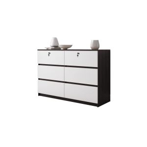 Living Mall Ignis 6/8/10 Drawers CARB-P2 Certified Board Chest of Drawers Full Laminated Back Panel