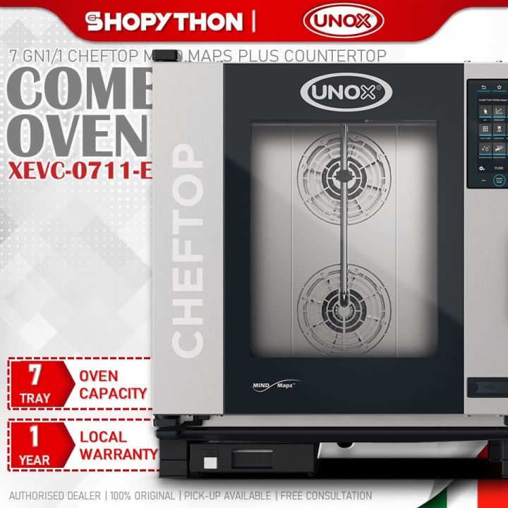 UNOX CHEFTOP MIND.MAPS 7 GN1/1 PLUS Countertop XEVC-0711-EPRM (11kW ...