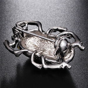 Hmeme เข็มกลัดผู้หญิงแนววินเทจเสื้อรูปแมลงแมลงเต่าทองเครื่องประดับสำหรับผู้หญิง