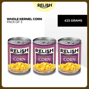 Relish Whole Kernel Corn 425g Pack of 3