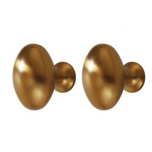 Elegant Oval Drawer Knobs Sturdy Materials Accessory for Cabinets and Dressers with Antique Zinc Alloy Finish 2Pieces