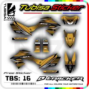 Sticker Striping Dtracker 150 - Stiker Striping Variasi Motor Dtracker 150. TBS.SF.16