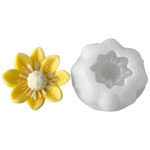 Flower Silicone Molds for Making Soap Epoxy Resin Multipurpose Silicone Soap Mould for Gypsum Decoration