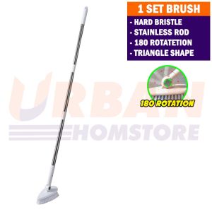 UBH Bathroom Floor brush Cleaning brush 180 rotation Toilet Tile floor scrub brush Berus toilet Berus lantai bilik air