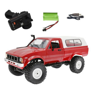 JDD[Fast Delivery][Original Available] Full Scale Wpl C24-1 Rc Car 1:16 2.4g 4wd Rock Crawler Electric Buggy Climbing Truck Led Light On-road 1/16 For Kids Gifts Toys