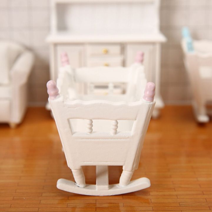 Limited Time Discounts Decorate Baby Furniture Dollhouse Crib Dollhouse Furniture Adornment