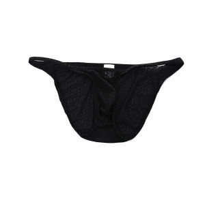 กางเกงชั้นในไร้รอยต่อสำหรับผู้ชายกางเกงในลูกไม้เซ็กซี่ทรง U แบบบางเฉียบกางเกงในขนาดเล็กไร้รอยต่อยกบั้นท้ายทรงสูงยกกระชับระบายอากาศได้ดีกางเกงในผู้ชาย