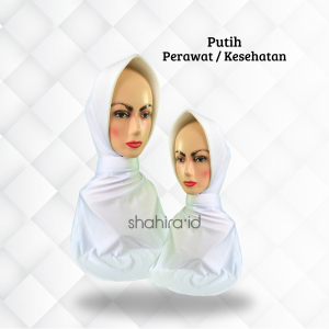 Jilbab dinas psh ykb bhayangkari kerudung instan premium ikat tali kancing belakang