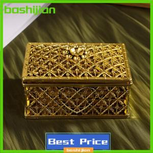 bashijian Mini Kho Báu Lưu Trữ Hộp Đồ Trang Sức Retro Kẹo Vòng Cổ Bông Tai Bead Đính Hộp Nhỏ Đám Cưới Trang Trí Nội Thất Đảng Ủng hộ Quà Tặng