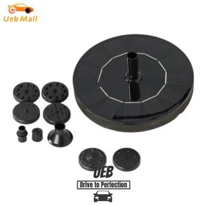 [UEB Mall] 1.2W Solar Fountain Pump Solar Powered Water Fountain for Garden Pool Pond