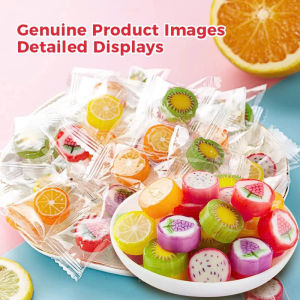 Mixed Fruit Candy Crystal Candies – Sweet Hard & Soft Sliced Candies