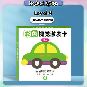 [Little B House] Baby Newborn Visual Stimulation Flash Card Black & White Colour Montessori Toys 视觉激发卡 Kad Bayi - BT214