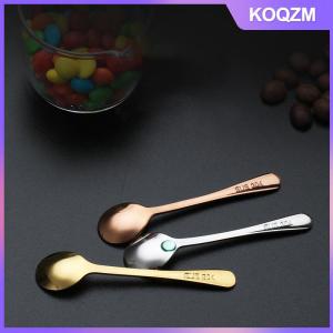 KOQZM Stainless Steel Coffee Stirring Spoon Mini Note Spoon Mug Teaspoons Music Bar Ice Cream Creative Gift Spoon Kitchen Tableware