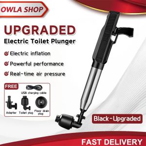 Upgraded Toilet Plunger High Pressure Air Drain Blaster Pipe Pump Multifunctional Inflatable Clog Remover Dredge