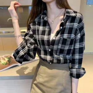 Kemeja Wanita Korea Style New Square Import