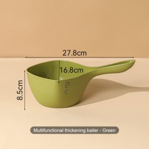 Multi-purpose Bathroom Durable Water Scoop Plastic Water Scoop Big Water Dipper Kitchen Bath Tools