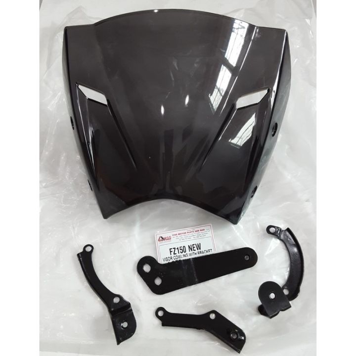 YAMAHA FZ FZ150 NEW COWLING VISOR WITH BRACKET WINDSHIELD WIND SHIELD