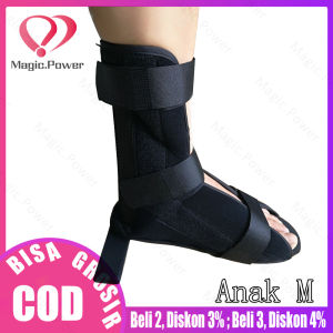 Adjustable ankle foot orthosis Penyangga Pergelangan Kaki Sepatu Bot Penopang Brace Penopang Tendinitis Plantar Tumit Fasciitis Taji dewasa dan anak Desain Stabil Segitiga