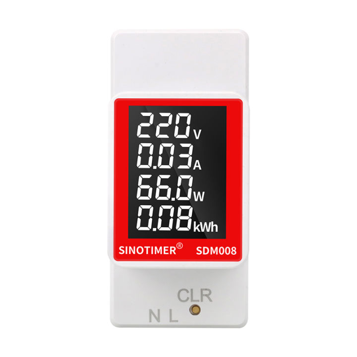 Voltmetro energia potenza digitale 50V-300V 100A amperometro watt kwh misuratore di potenza AC220V