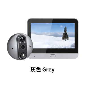 2026 WiFi Video Doorbell 4.3 LCD 1080P Smart Door Bell Two-Way Audio PIR Motion Detection Intercom Home Camera Security Monitor Peephole Tuya APP Door Viewer