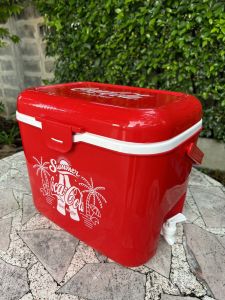 กระติกน้ำแข็งโค้กมีก๊อก(รุ่นหาดทิพย์) 18 ลิตร พลาสติกหนา ฉีดโฟมทั้งใบเก็บเย็นกว่า 8 ชม พร้อมส่งทันที