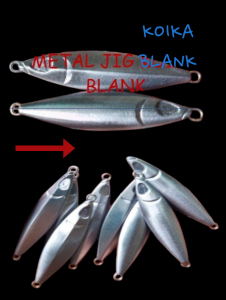 Jig Koika Blank Warna Netral Ukuran 40-200g untuk Pancing Laut