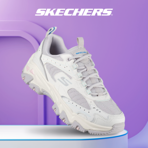 Skechers สเก็ตเชอร์ส รองเท้าผู้หญิง Women Dlites Hiker Outdoor Shoes - 180108-GYMT - Air-Cooled Memory Foam