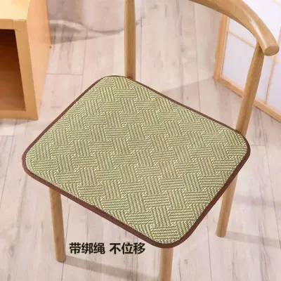 French Vintage Backrest Dining American Style Rattan Wooden Household Simple Chair