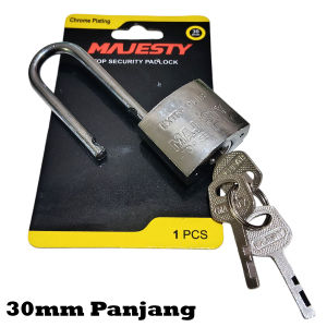 Gembok Pengaman MAJESTY 30mm Leher Panjang Proteksi Optimal Untuk Barang Berharga Anda