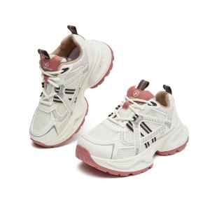 New trend ผ้าตาข่าย รองเท้าวิ่ง รองเท้ากีฬาแบบลำลองผู้หญิง สูง5ซม.ไซส์36-42 ระบายอากาศได้ดี ดีไซด์สวยและใส่สบาย สำหรับสวมใส่ทุกวัน