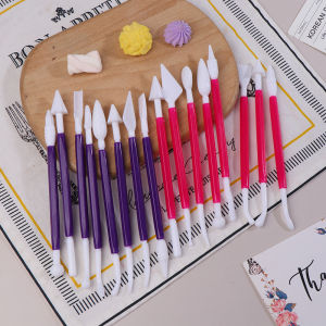 [Habilulu] 8pcs Set Clay Modeling Tools Plastic Wax Carving Pottery Tools Carving Sculpture Shaper Polymer Clay Sculpting Set
