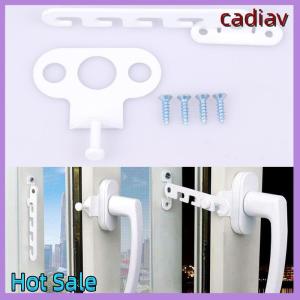 cadiav Window Support Wind Hook Latches Stainless Steel Limiter Latch Wind Brace Stopper Heavy Duty Gusset Fixed