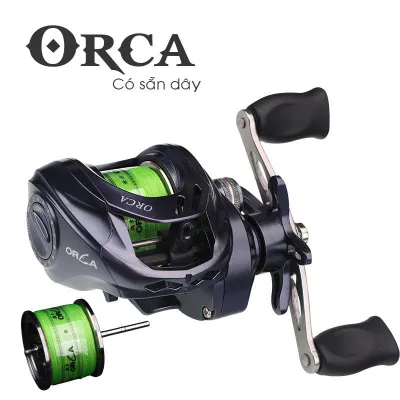 Máy câu cá máy câu ngang câu lure orca có sẵn dây