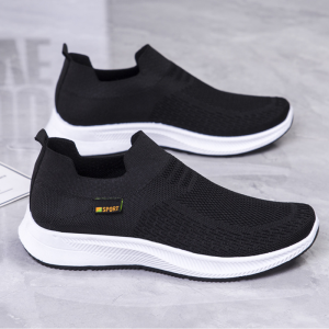 Mens Running Shoes Non-slip Mid-cut Sneaker Rubber Sport Shoes For Men Size 40 To 45