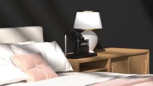 Qi2 Wireless Charger Stand with Clock Fast Charging Station for    C09