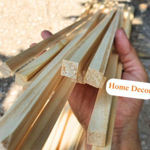 Combo 10 Thanh Gỗ Thông Vuông 1cm Dài 1m2 Bào Láng 4 Mặt Gỗ Thông Xẻ Thanh Vuông 1cm x 1cm Dùng Làm Nẹp Chỉ