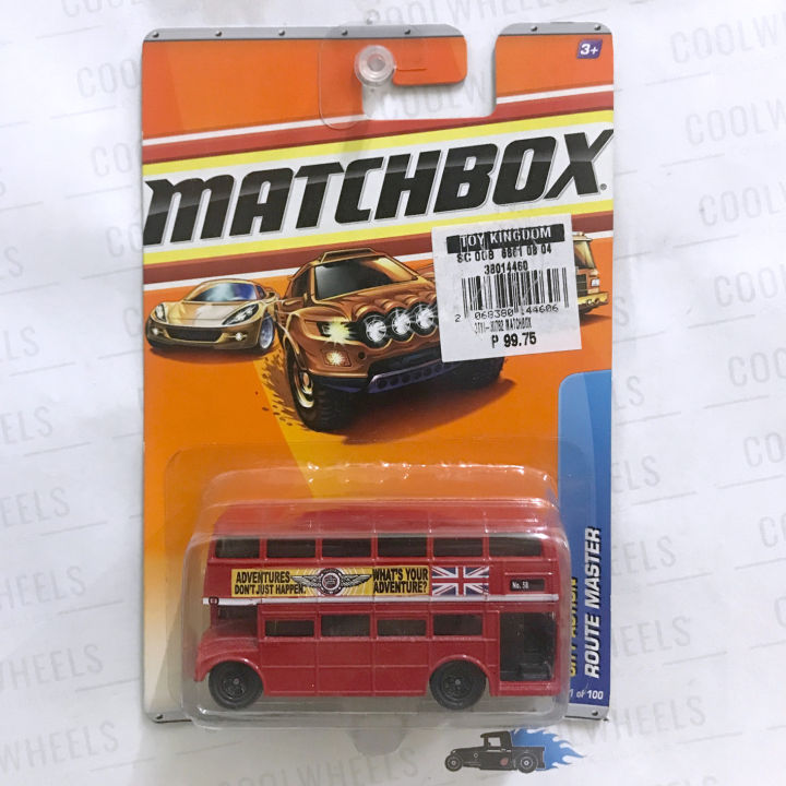 Matchbox Route Master Bus #71/100 – London Doppeldecker Im Maßstab 1:64, City Action Serie