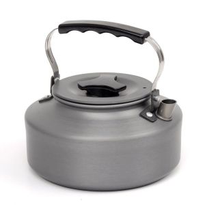 Cerek Perkhemahan/Teapot Large Capacity 1.6L Camping Kettle Lightweight Portable Teapot Khemah outdoor Hiking Cooking Water Ket/便携式茶壶