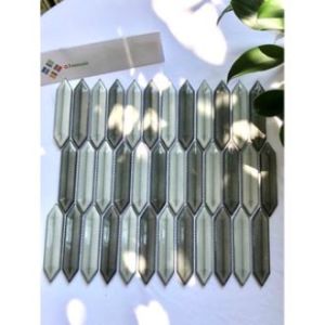 Gạch mosaic hình que diêm trang trí vách tường không gian phòng bếp phòng khách quán bar khách sạn nhà hàng chống thấm tốt không phai màu dễ dàng vệ sinh và làm sạch giá rẻ sẵn kho