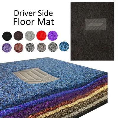 Universal DRIVER SIDE CARPET 15MM Customized Coil Floor Mat Anti Slip Carpet Nail Spike Backing (74cmX59cm)