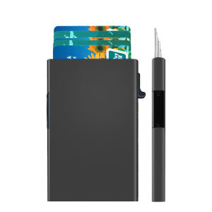 Best Minimalist Wallet RFID Blocking Metal Credit Card Holder