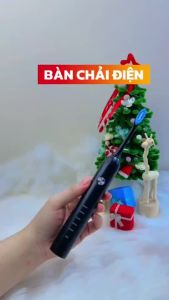 Bàn chải điện SC326 Pro bàn chải đánh răng điện rung sóng âm siêu mạnh chống nước IPX7 lông mềm bản 2025