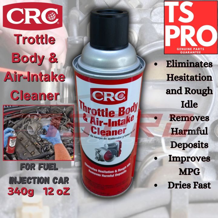 CRC Throttle Body & Air-Intake Cleaner Spray 05078 340g 12oz- For All Fuel Injection Car