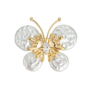 หมุดเข็มกลัดผีเสื้อสุดเสน่ห์สำหรับผู้หญิงตู้เสื้อผ้าอเนกประสงค์มีปีกรายละเอียดอุปกรณ์เสริมซิงค์อัลลอย