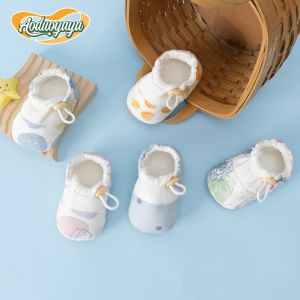 AODUOYAYA  0-1 Years Old Baby Soft Shoes Cotton Cute Warm Soft Bottom Non-slip Shoes Baby Indoor Shoes